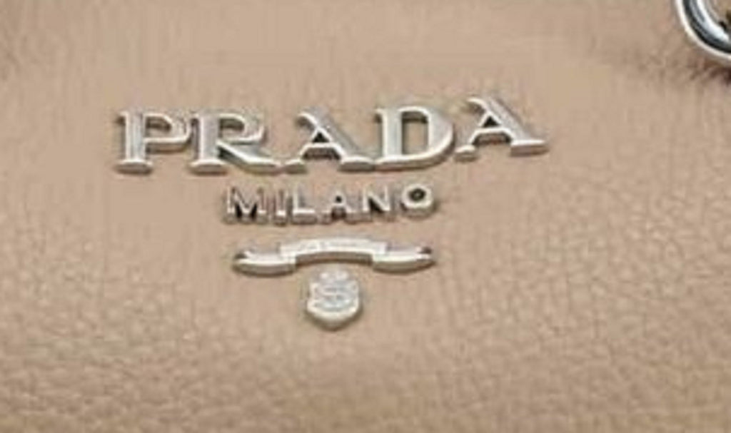 Prada Vitello Phenix Beige Cammeo Leather Handbag 1BA063 at_Queen_Bee_of_Beverly_Hills