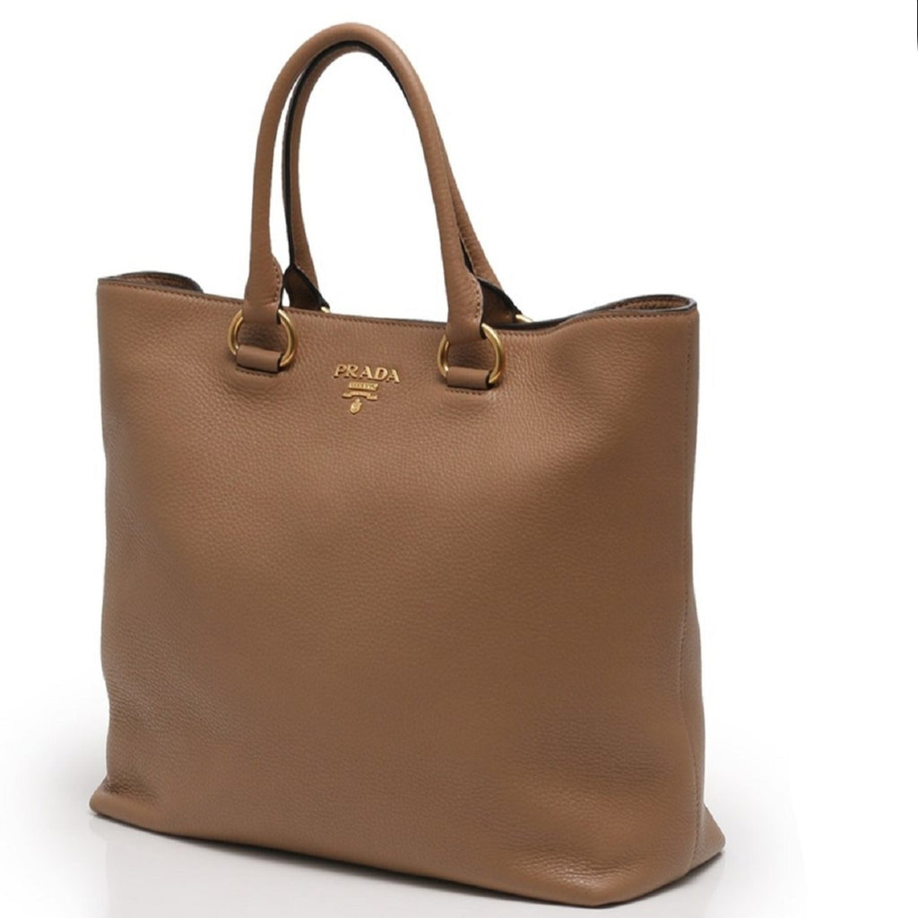 Shop PRADA PRADA Leather Tote Bag 1BG865 (1BG865) by blueblue77