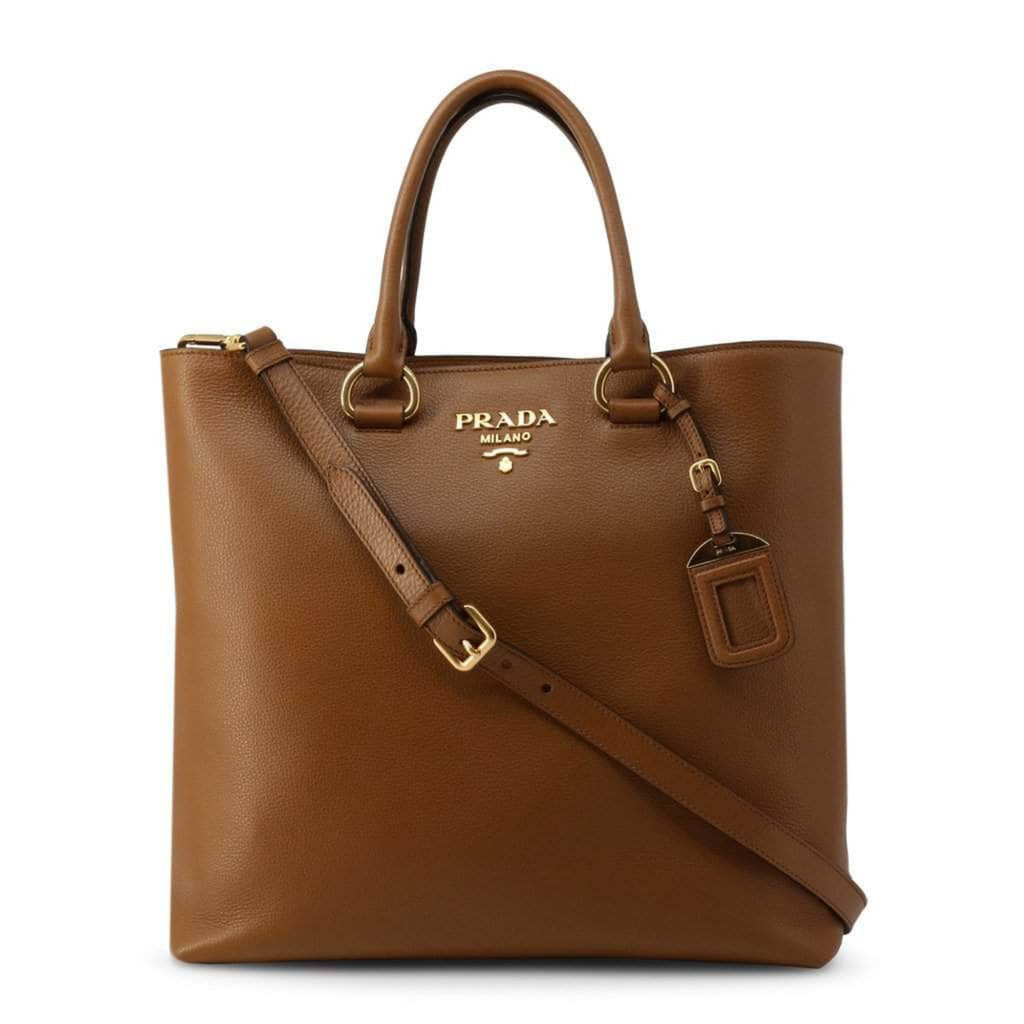 Prada Logo Saffiano Leather Tote on SALE