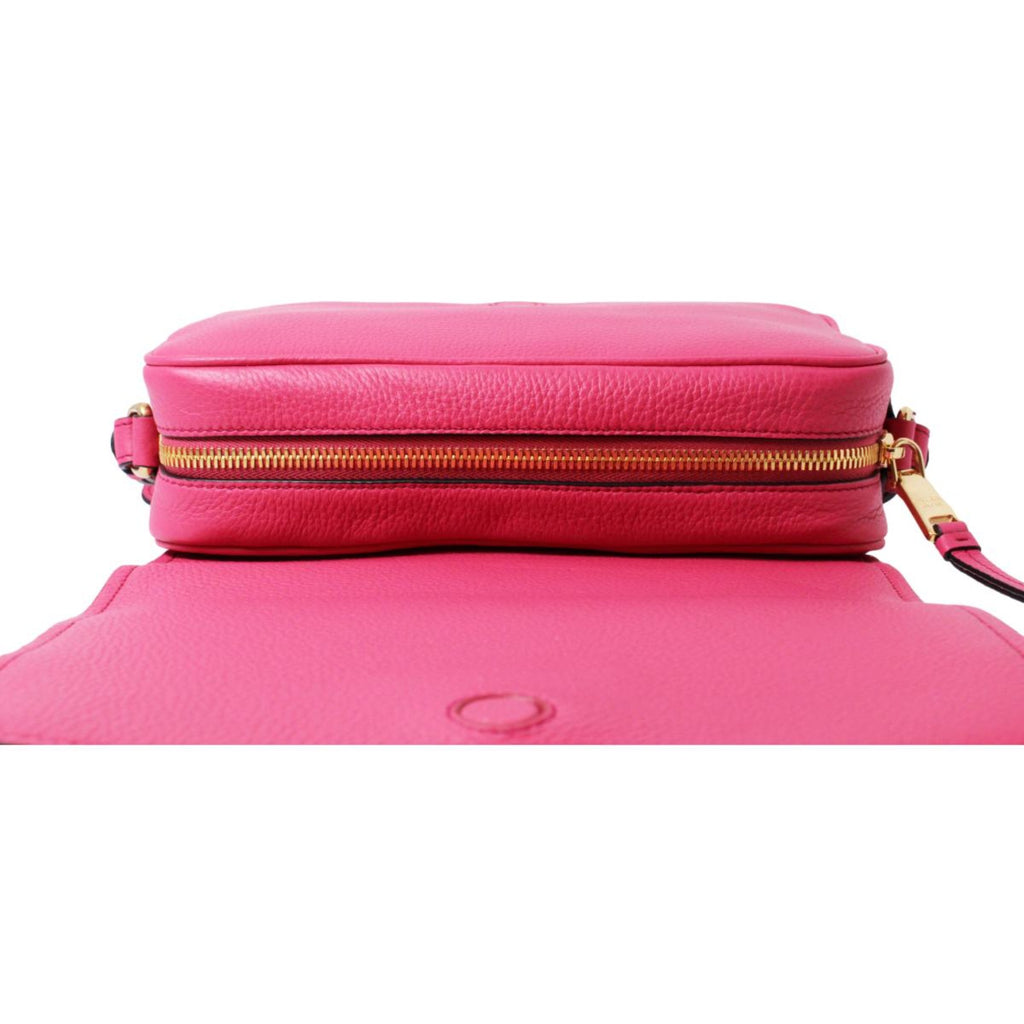 Prada Peonia Pink Vitello Phenix Leather Double Zip Crossbody – Queen Bee  of Beverly Hills