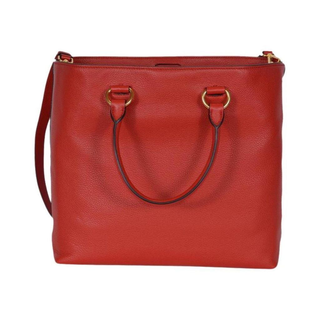 Prada Vitello Phenix Red Leather Shopping Tote – Queen Bee of Beverly Hills