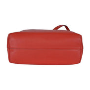 Prada Vitello Phenix Red Leather Shopping Tote available at Queen Bee of Beverly Hills