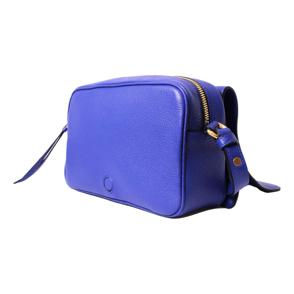 Prada Women's 1BD163 Blue Leather Shoulder Bag: Handbags