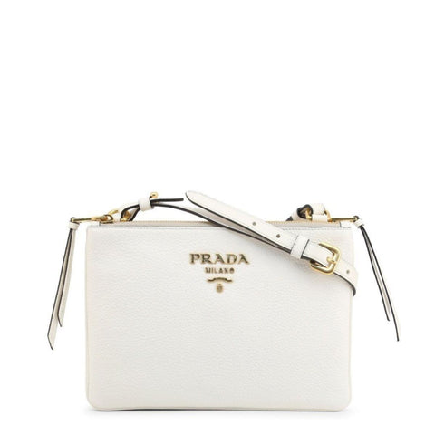 Prada White Leather Vitello Phenix Crossbody Bag 1BH046 at_Queen_Bee_of_Beverly_Hills