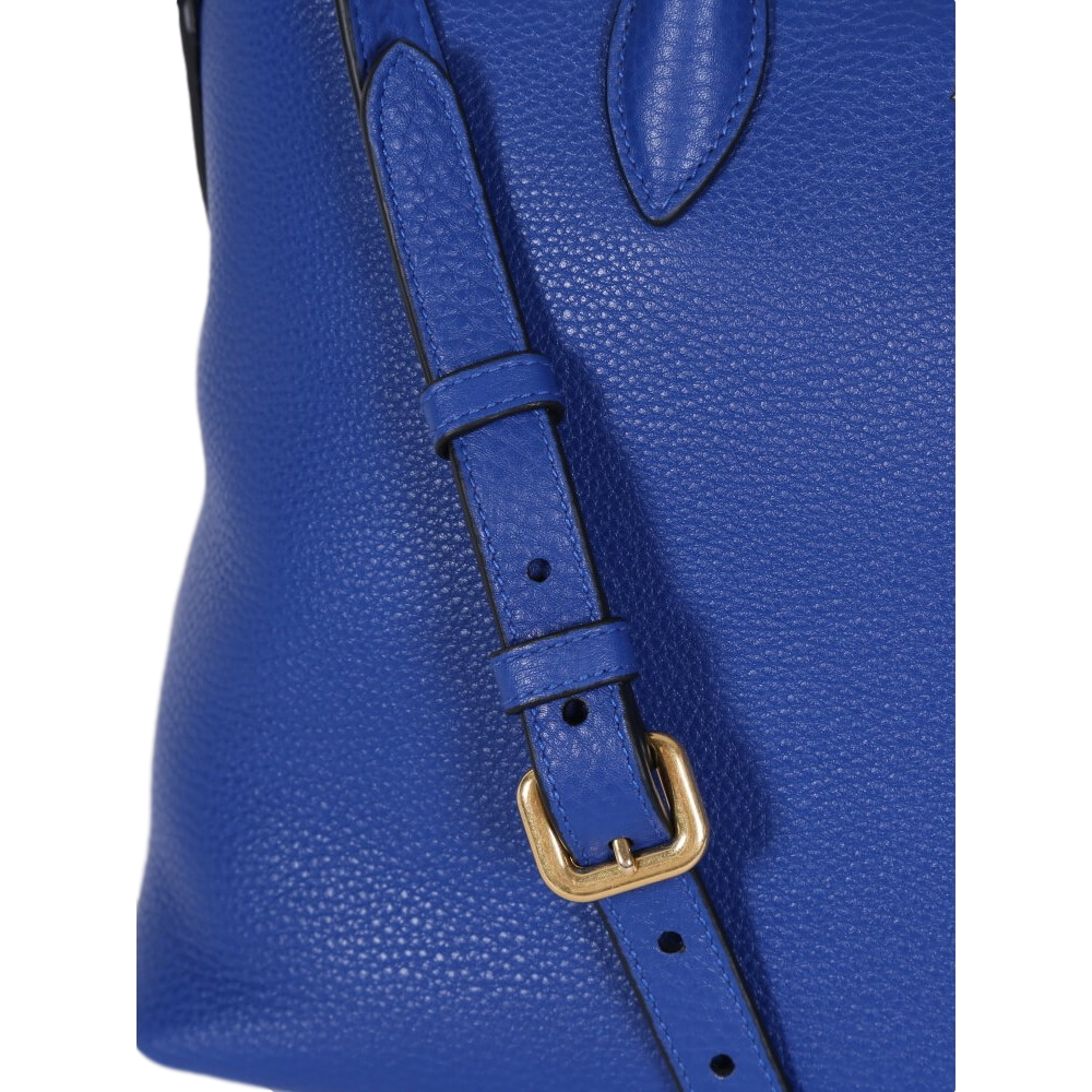 Prada Women's Royal Blue Vitello Phenix Leather Crossbody Handbag 1BA063 at_Queen_Bee_of_Beverly_Hills