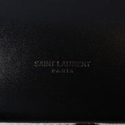 Saint Laurent 12 Hour Calfskin Leather Pony Hair Duffle Bag available at Queen Bee of Beverly Hills