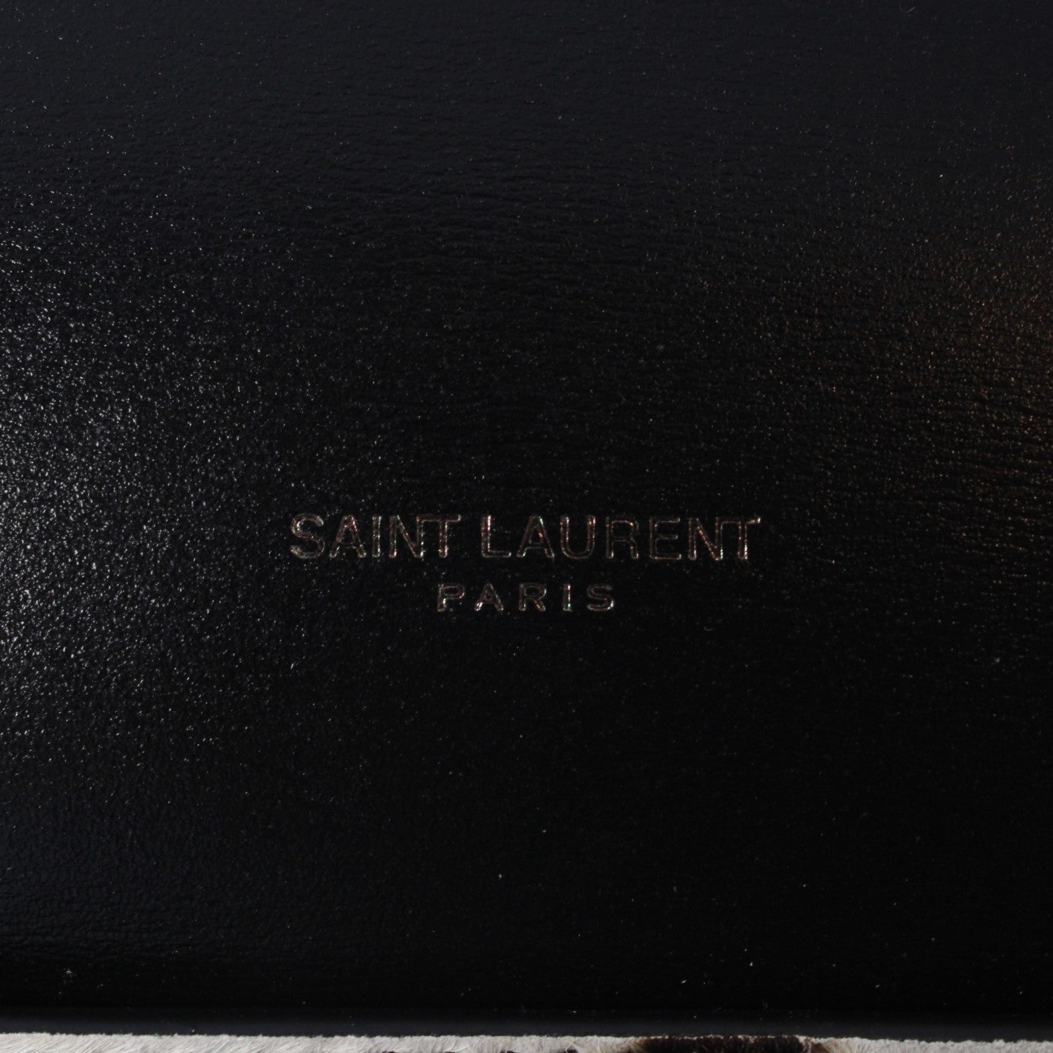 Saint Laurent 12 Hour Calfskin Leather Pony Hair Duffle Bag available at Queen Bee of Beverly Hills