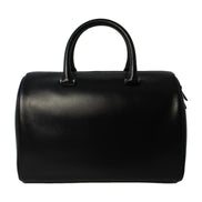 Saint Laurent 12 Hour Calfskin Leather Pony Hair Duffle Bag available at Queen Bee of Beverly Hills