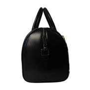 Saint Laurent 12 Hour Calfskin Leather Pony Hair Duffle Bag available at Queen Bee of Beverly Hills