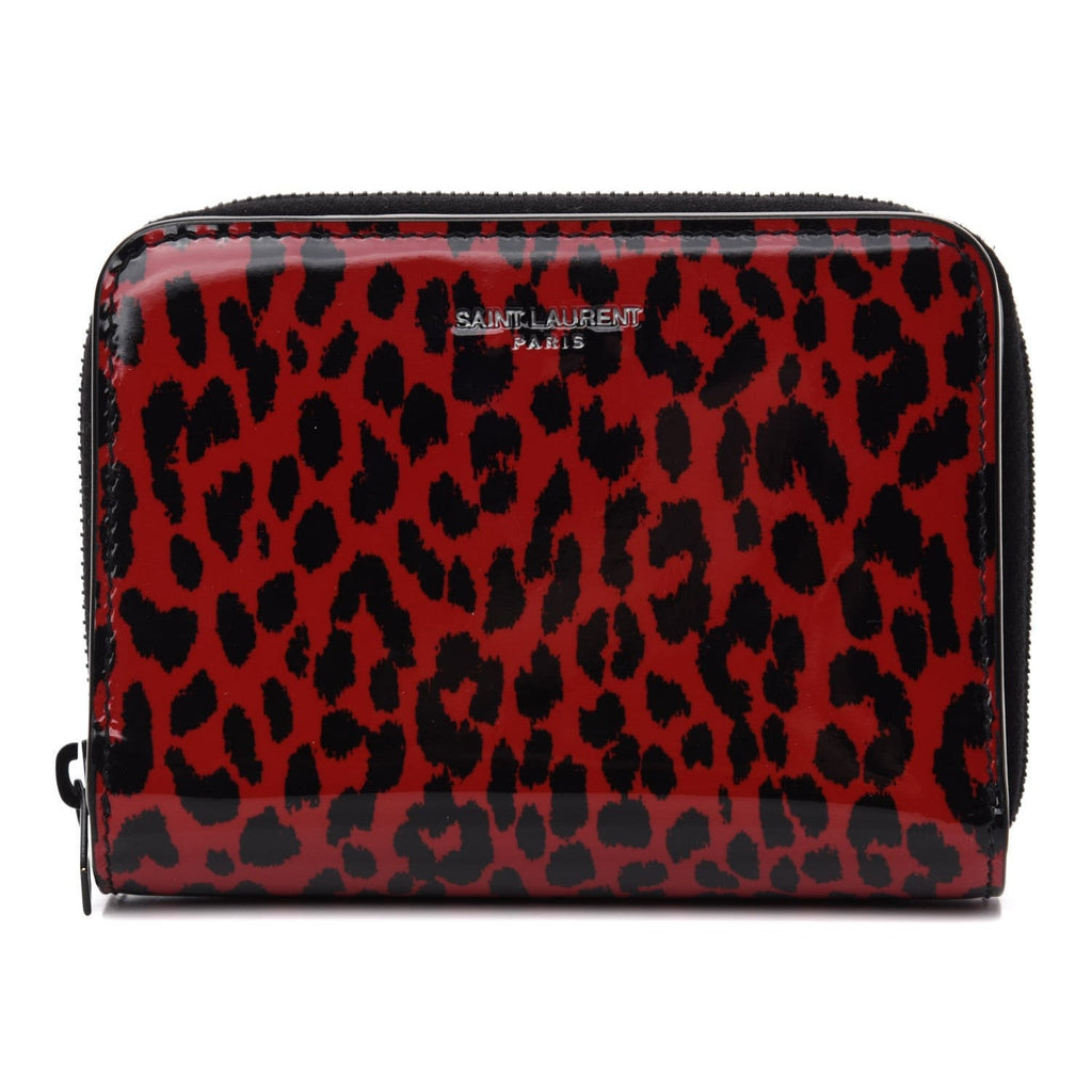 Dolce and Gabbana Leopard Print Flap Wallet