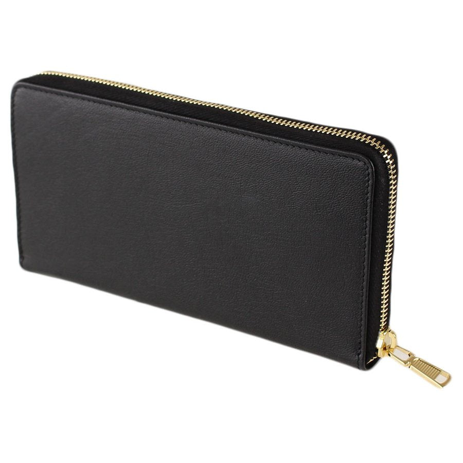 Saint Laurent Black Belle De Jour Leather Zip Around Wallet 568995 – Queen  Bee of Beverly Hills