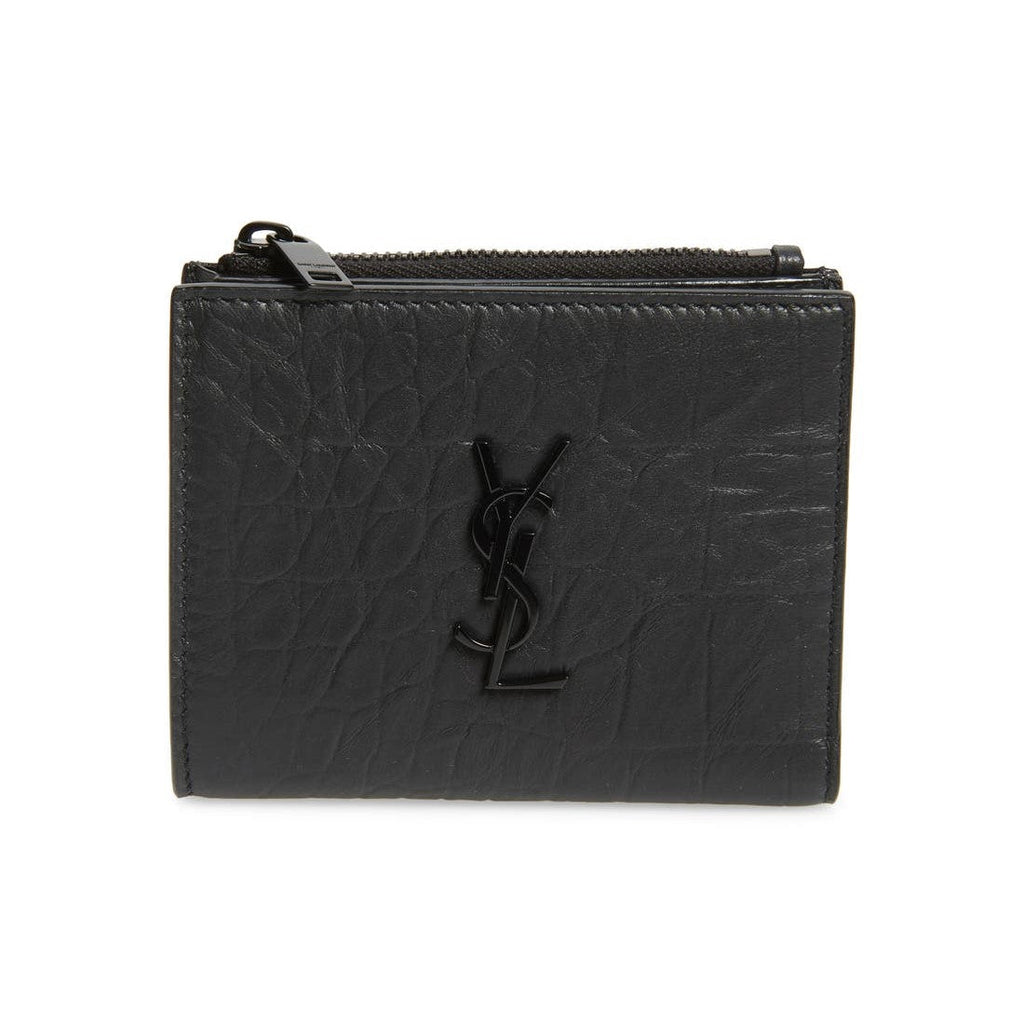 ysl card holder crocodile