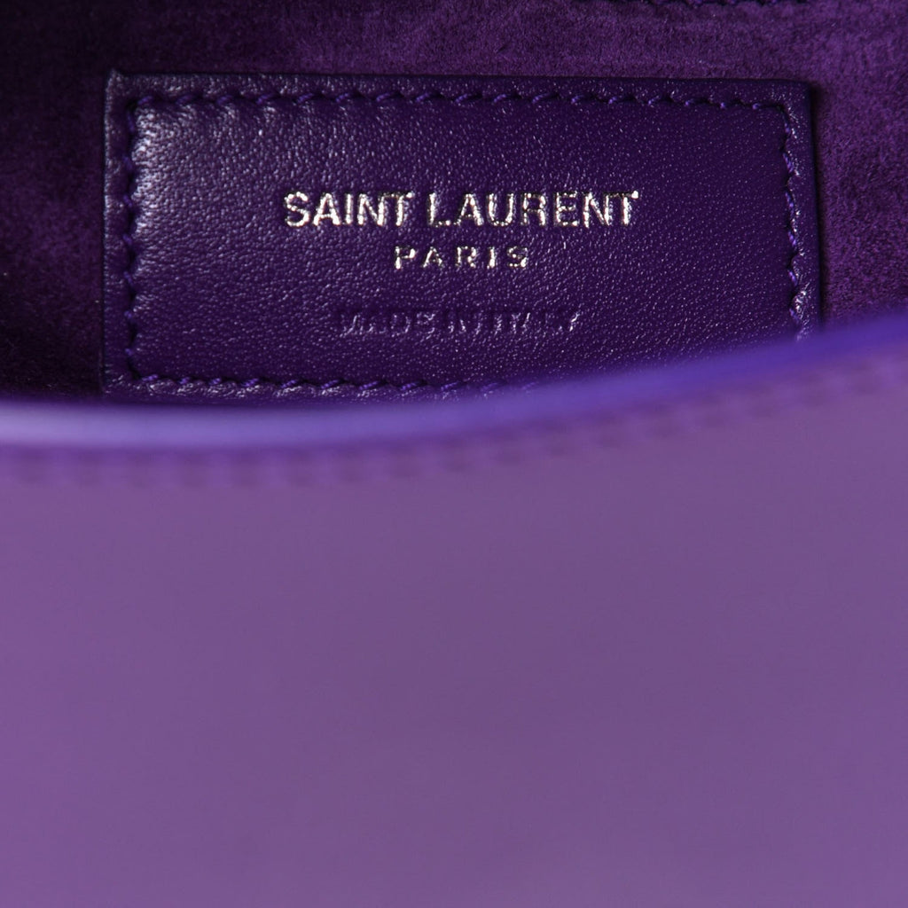 Saint Laurent Carre Royal Purple Ultra Soft Calf Leather 585060 at_Queen_Bee_of_Beverly_Hills