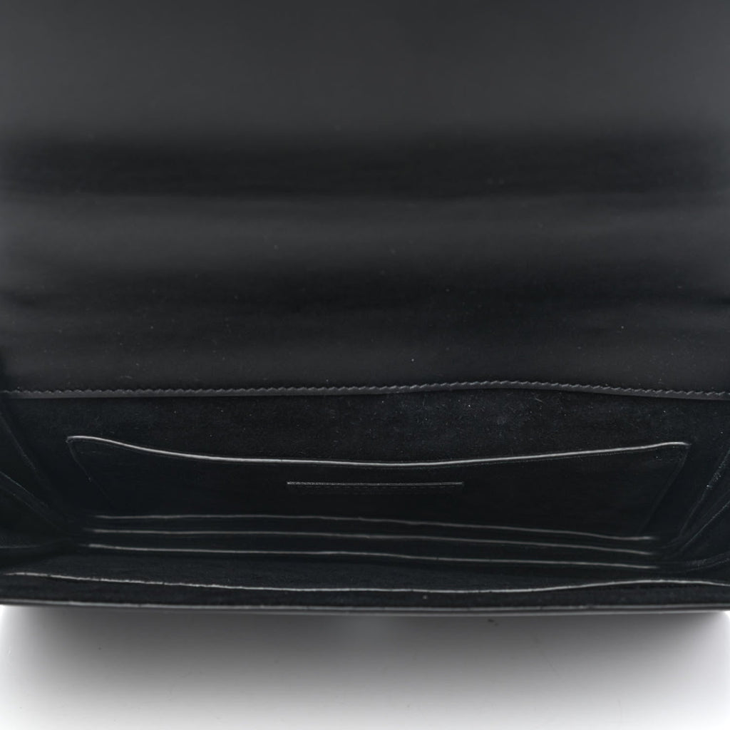 Saint Laurent Dylan Monogram Black Leather Shoulder Bag 601312 at_Queen_Bee_of_Beverly_Hills