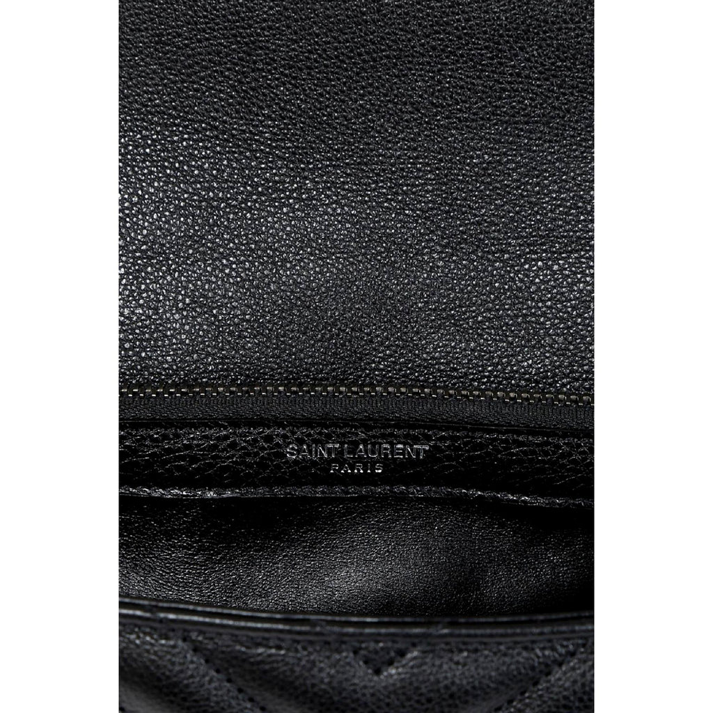 SAINT LAURENT Calfskin Y Quilted Monogram Medium Loulou Chain