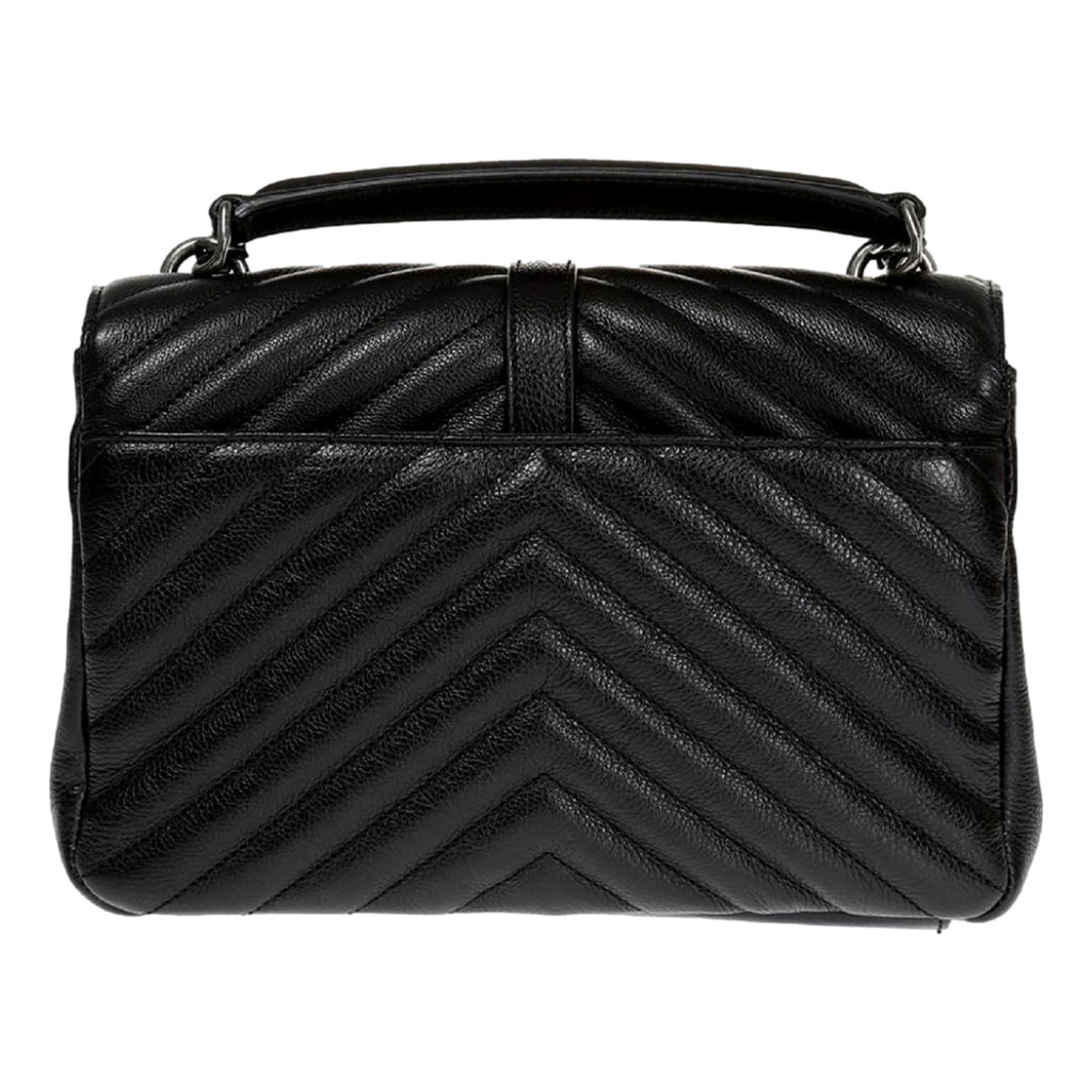 Saint Laurent Loulou Small YSL Quilted Calfskin Flap Shoulder Bag