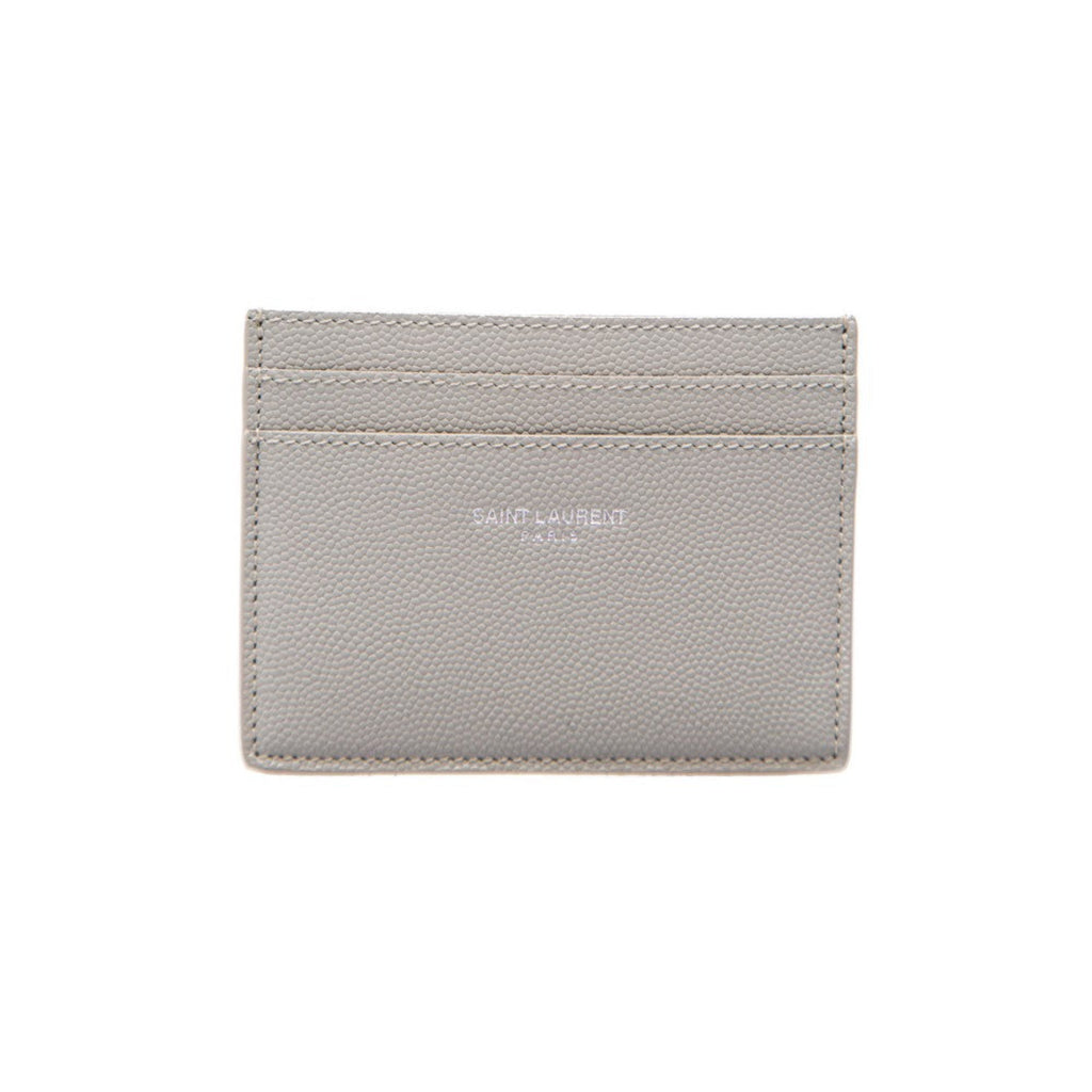 SAINT LAURENT LEATHER CARD CASE