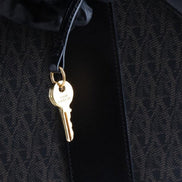 Saint Laurent Monogram Large Luggage Case Bag Dark Brown Coated Canvas available at Queen Bee of Beverly Hills