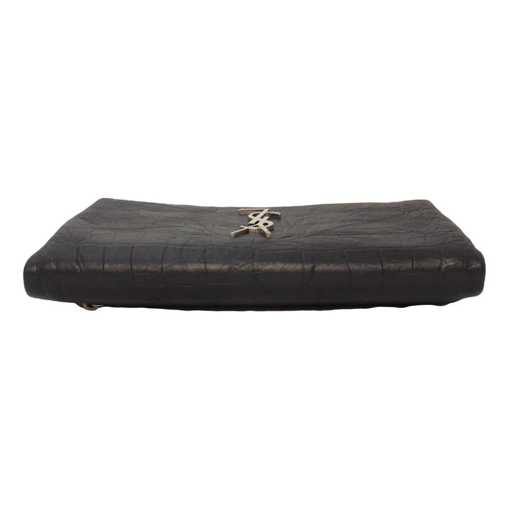 Ysl sales croc clutch