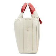 Valentino Garavani 05 Plisse Edition Sac Atelier Large Canvas Tote Bag available at Queen Bee of Beverly Hills
