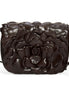 Valentino Garavani Atelier Bag 03 Rose Edition Brown Leather Crossbody Bag available at Queen Bee of Beverly Hills