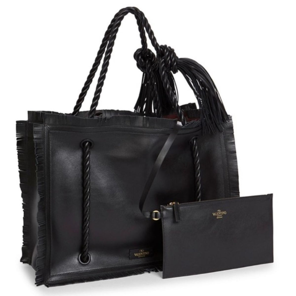 valentino tote bag black