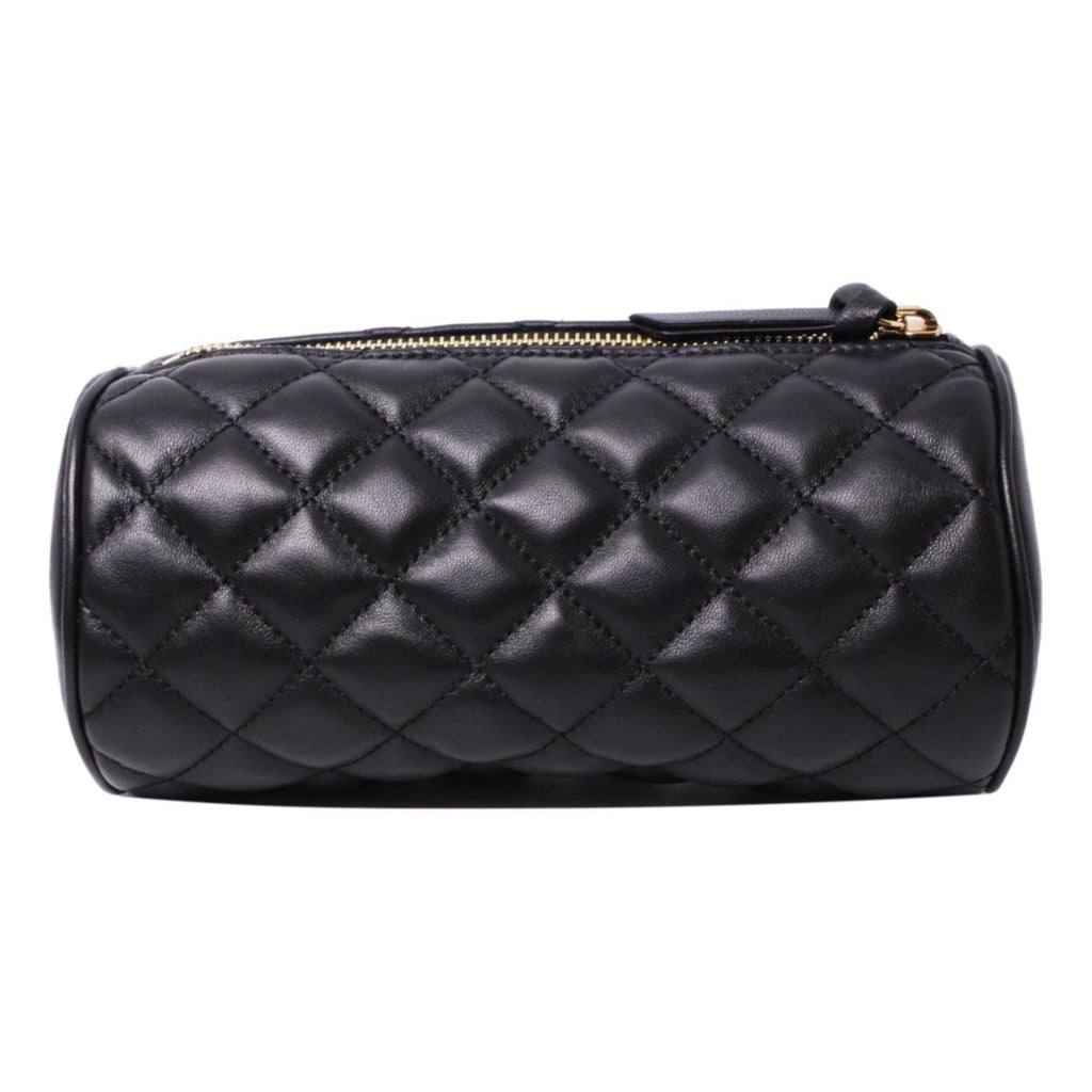Versace Black Leather Medusa Quilted Cosmetic Bag – Queen Bee of