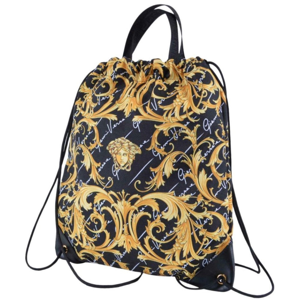 Varcity VB Embossed Monogram Leather Backpack - Varcity Unltd