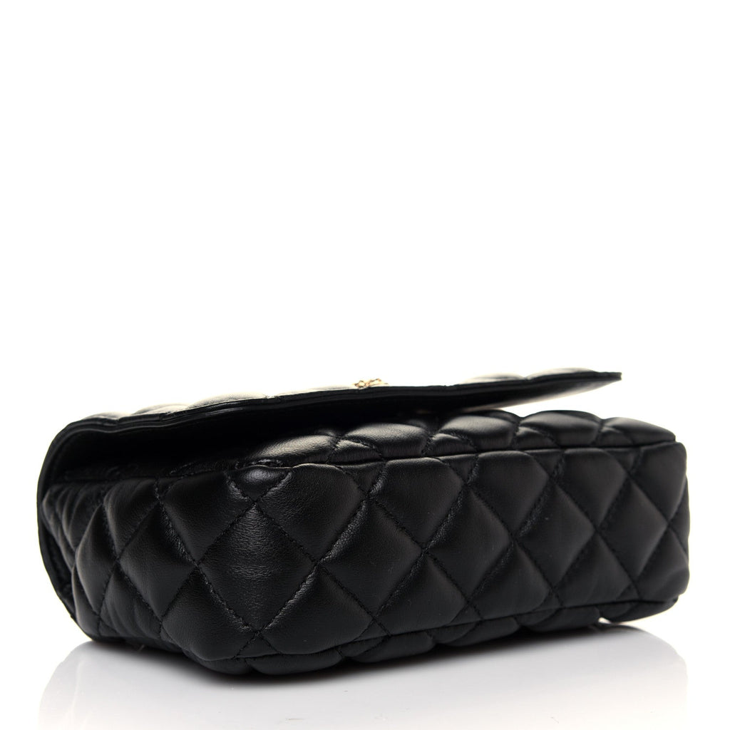 Versace Medusa Nappa Quilted Black Leather Chain Crossbody DBFI163S ...